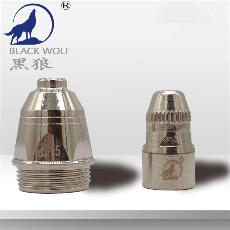 (10 bộ) Bép cắt plasma P80 1.1 - 1.3 - 1.5 - 1.7mm Blackwolf con sói loại tốt - Điện cực P80 Blackwolf